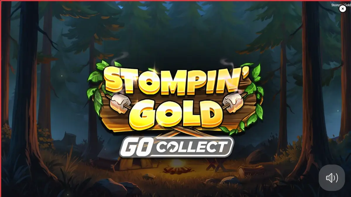 Stompin’ Gold GO Collect slot game interface with yeti characters